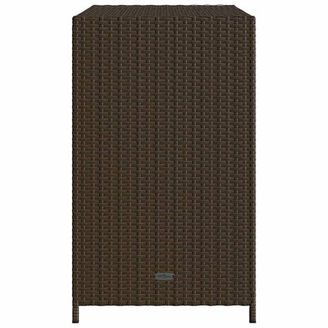 Tuinkast 83x45x76 cm poly rattan bruin 8