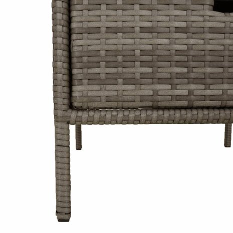 Tuinkast 55x59x80 cm poly rattan grijs 10
