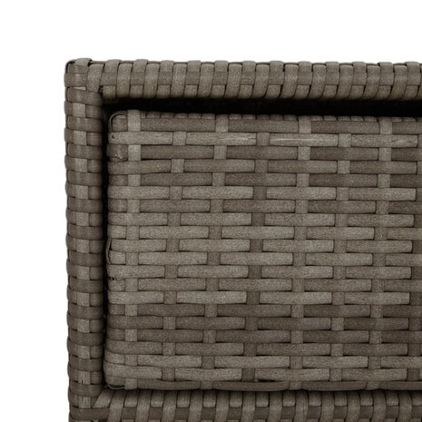 Tuinkast 55x59x80 cm poly rattan grijs 11
