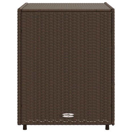 Tuinkast 55x59x69 cm poly rattan bruin 8