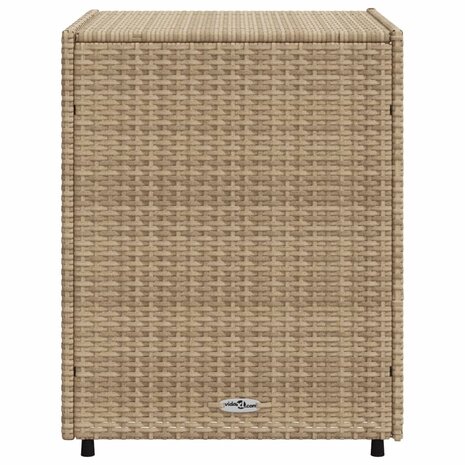 Tuinkast 55x59x69 cm poly rattan beige 8