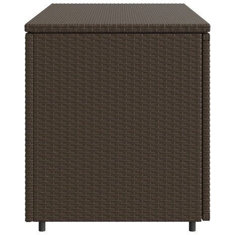Tuinkast 110x55x60,5 cm poly rattan bruin 8