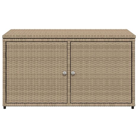 Tuinkast 110x55x60,5 cm poly rattan beige 7