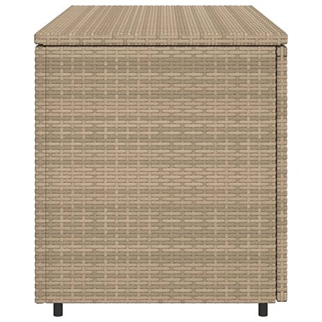 Tuinkast 110x55x60,5 cm poly rattan beige 8