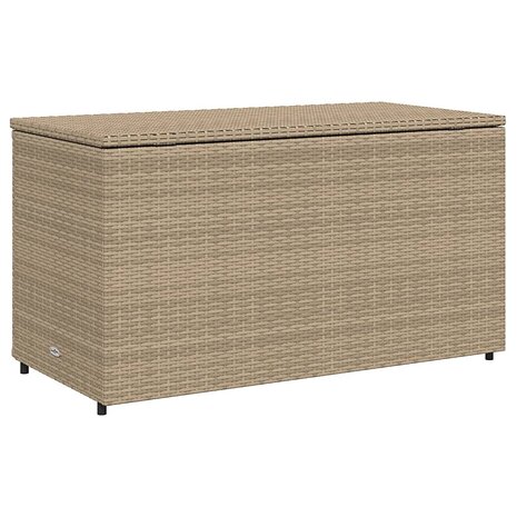 Tuinkast 110x55x60,5 cm poly rattan beige 9