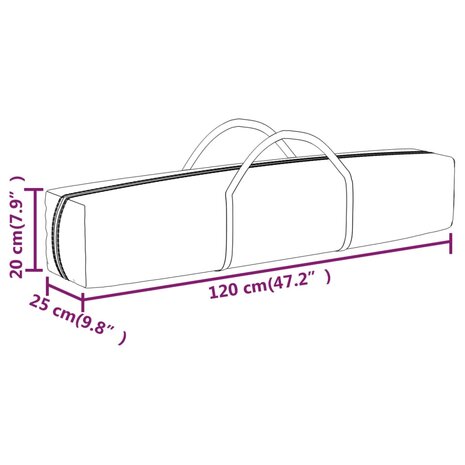 Partytent inklapbaar 2x2 m rood 9