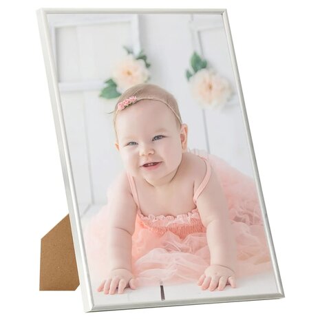 Fotolijsten 5 st voor wand of tafel 70x90 cm MDF zilverkleurig 2
