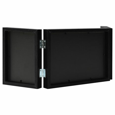 Fotolijst drieluik 22x15 cm+2x(10x15 cm) zwart 3