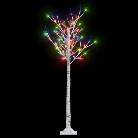 Kerstboom wilg 140 meerkleurige LED&apos;s binnen en buiten 1,5 m 2