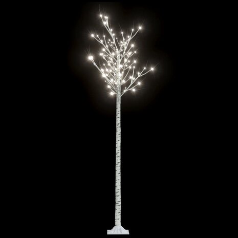 Kerstboom wilg met 200 koudwitte LED&apos;s binnen en buiten 2,2 m 2