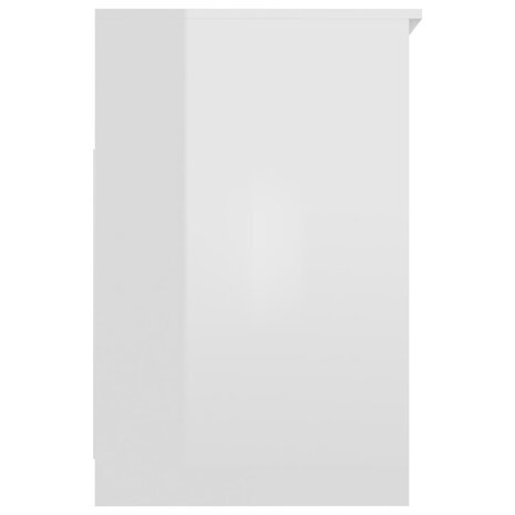Ladekast 40x50x76 cm bewerkt hout hoogglans wit 5