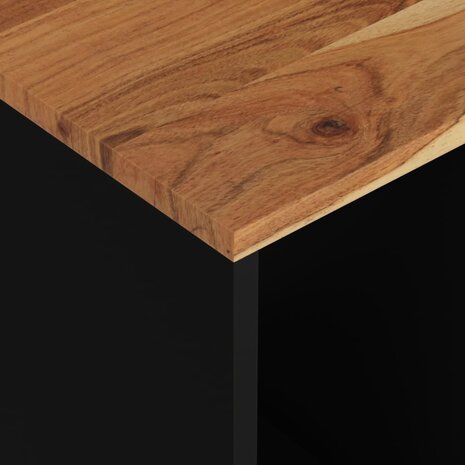 Bijzettafel 40x31x46 cm massief acaciahout en bewerkt hout 6