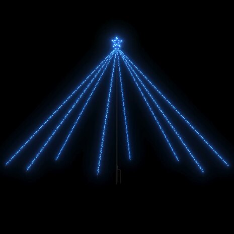 Kerstboomverlichting met 576 LED&apos;s binnen en buiten 3,6 m blauw 2