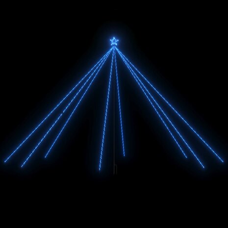 Kerstboomverlichting met 800 LED&apos;s binnen en buiten 5 m blauw 2