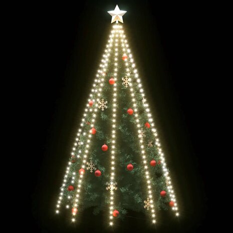 Kerstboomverlichting met 400 LED&apos;s koudwit net 400 cm 3