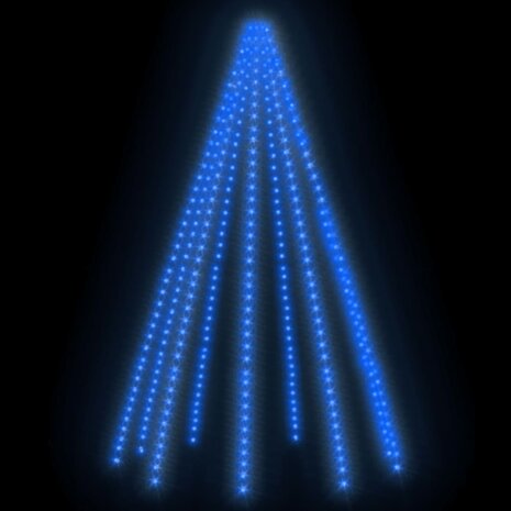 Kerstboomverlichting met 400 LED&apos;s blauw net 400 cm 4