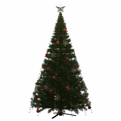 Kerstboomverlichting met 500 LED&apos;s blauw binnen/buiten 500 cm 4