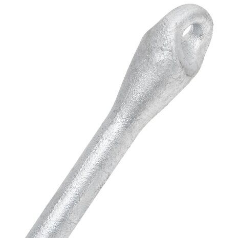 Anker inklapbaar 8 kg smeedijzer zilverkleurig 5