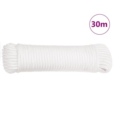 Anker met touw inklapbaar 10 kg smeedijzer zilverkleurig 9