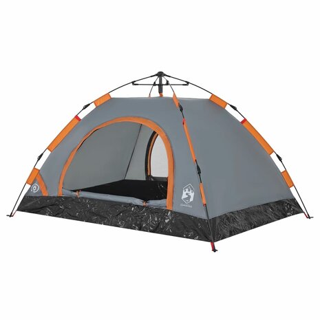 Tent 2-persoons snelontgrendeling grijs 5