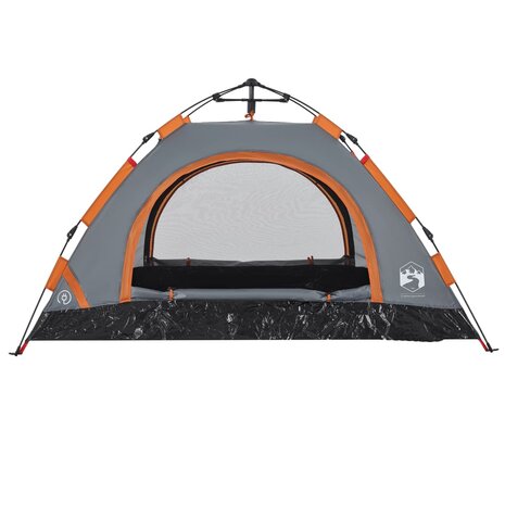 Tent 2-persoons snelontgrendeling grijs 8