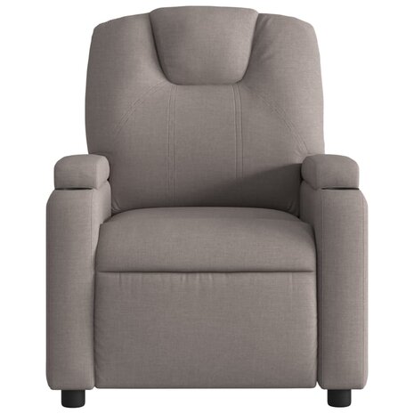 Massagestoel verstelbaar stof taupe 4