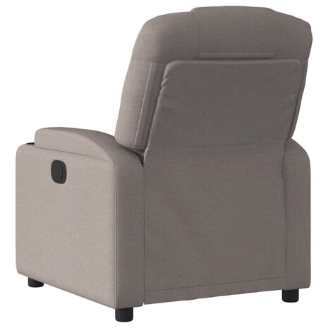 Massagestoel verstelbaar stof taupe 6