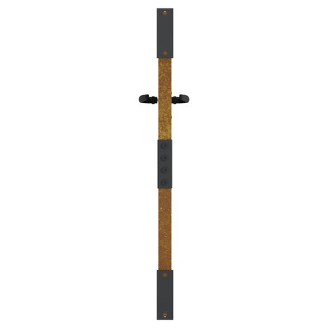 Poort 85x75 cm vierkant cortenstaal 5
