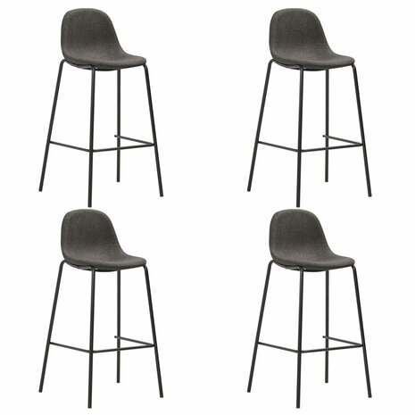 5-delige Barset stof donkergrijs 6