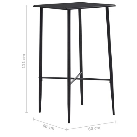 5-delige Barset stof donkergrijs 12