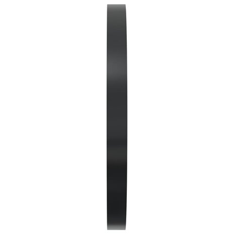 Wandklok Ø39 cm ijzer en bewerkt hout bruin 4