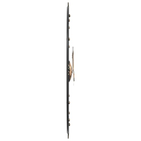 Wandklok Ø60 cm ijzer zwart 4