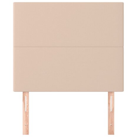 Hoofdborden 2 st 80x5x78/88 cm kunstleer cappuccinokleurig 3