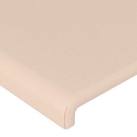 Hoofdborden 2 st 80x5x78/88 cm kunstleer cappuccinokleurig 4