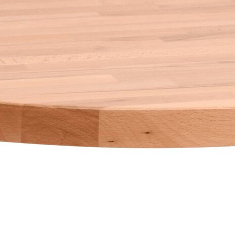 Tafelblad rond Ø40x1,5 cm massief beukenhout 3