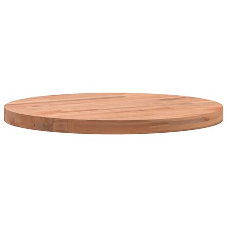 Tafelblad rond Ø40x2,5 cm massief beukenhout 5
