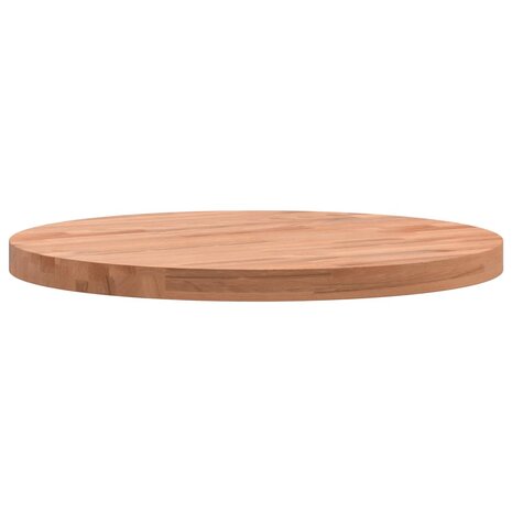 Tafelblad rond Ø40x2,5 cm massief beukenhout 6