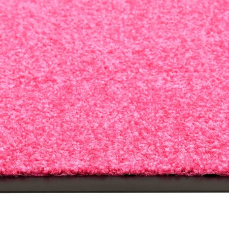 Deurmat wasbaar 40x60 cm roze 5