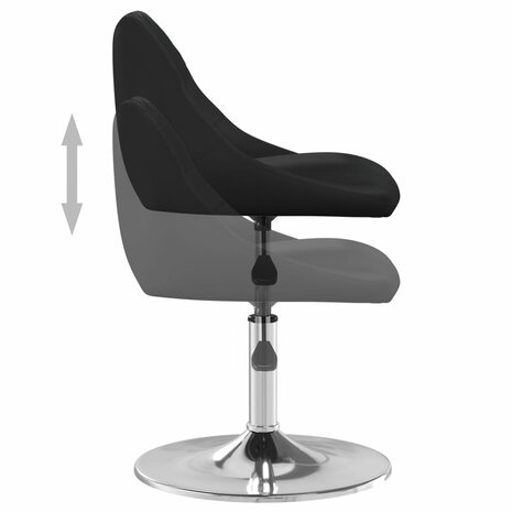Barkruk kunstleer zwart 4