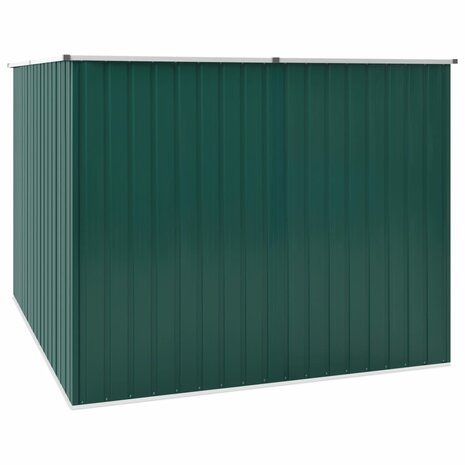 Tuinschuur 195x198x159 cm gegalvaniseerd staal groen 5