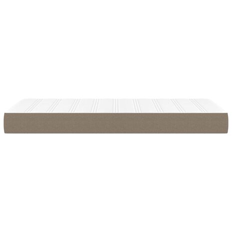 Pocketveringmatras voor kinderen 80x160 cm stof taupe 4