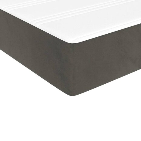 Pocketveringmatras voor kinderen 80x160 cm fluweel donkergrijs 5