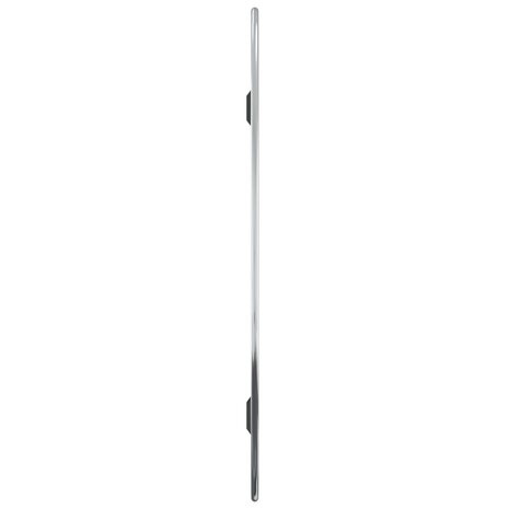 Wandspiegel 60x50 cm zilverkleurig 4