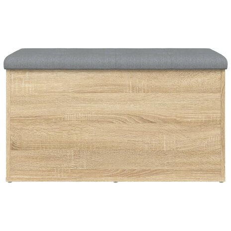 Opbergbankje 82x42x45 cm bewerkt hout sonoma eikenkleurig 5