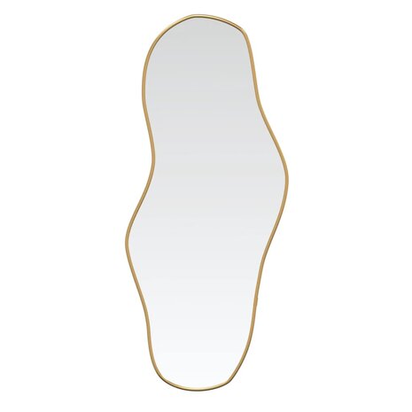Wandspiegel 60x25 cm goudkleurig 2