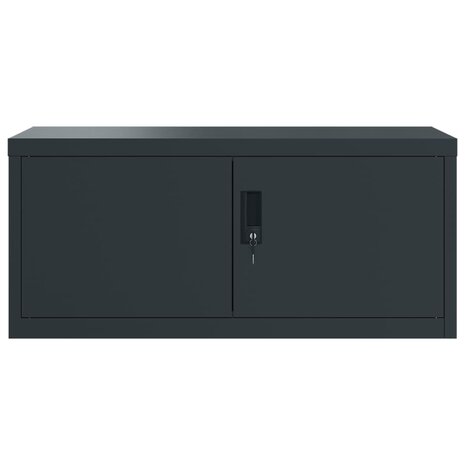 Archiefkast 90x40x40 cm staal antracietkleurig 3