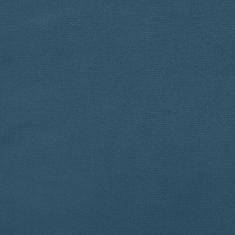 Pocketveringmatras 80x220x20 cm fluweel donkerblauw 6
