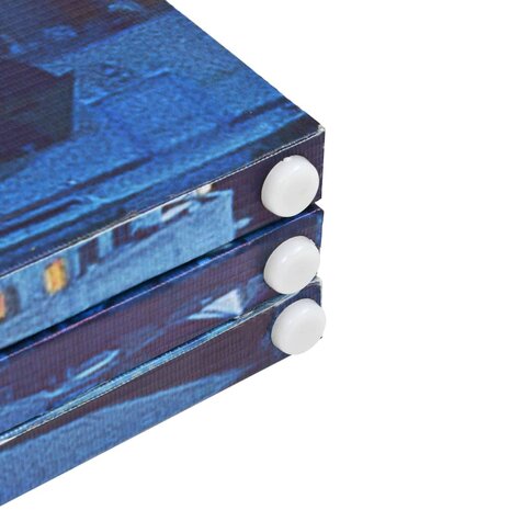 Kamerscherm inklapbaar Parijs bij nacht 120x170 cm 5