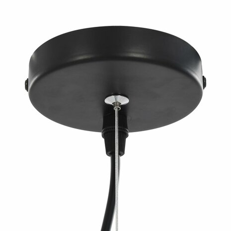 Plafondlampen 2 st halfrond E27 50 cm zwart en goudkleurig 9