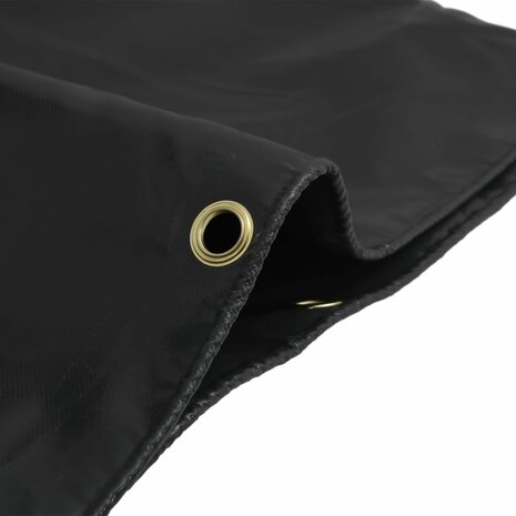 Dekzeil 650 g/m² 1x2,5 m zwart 4